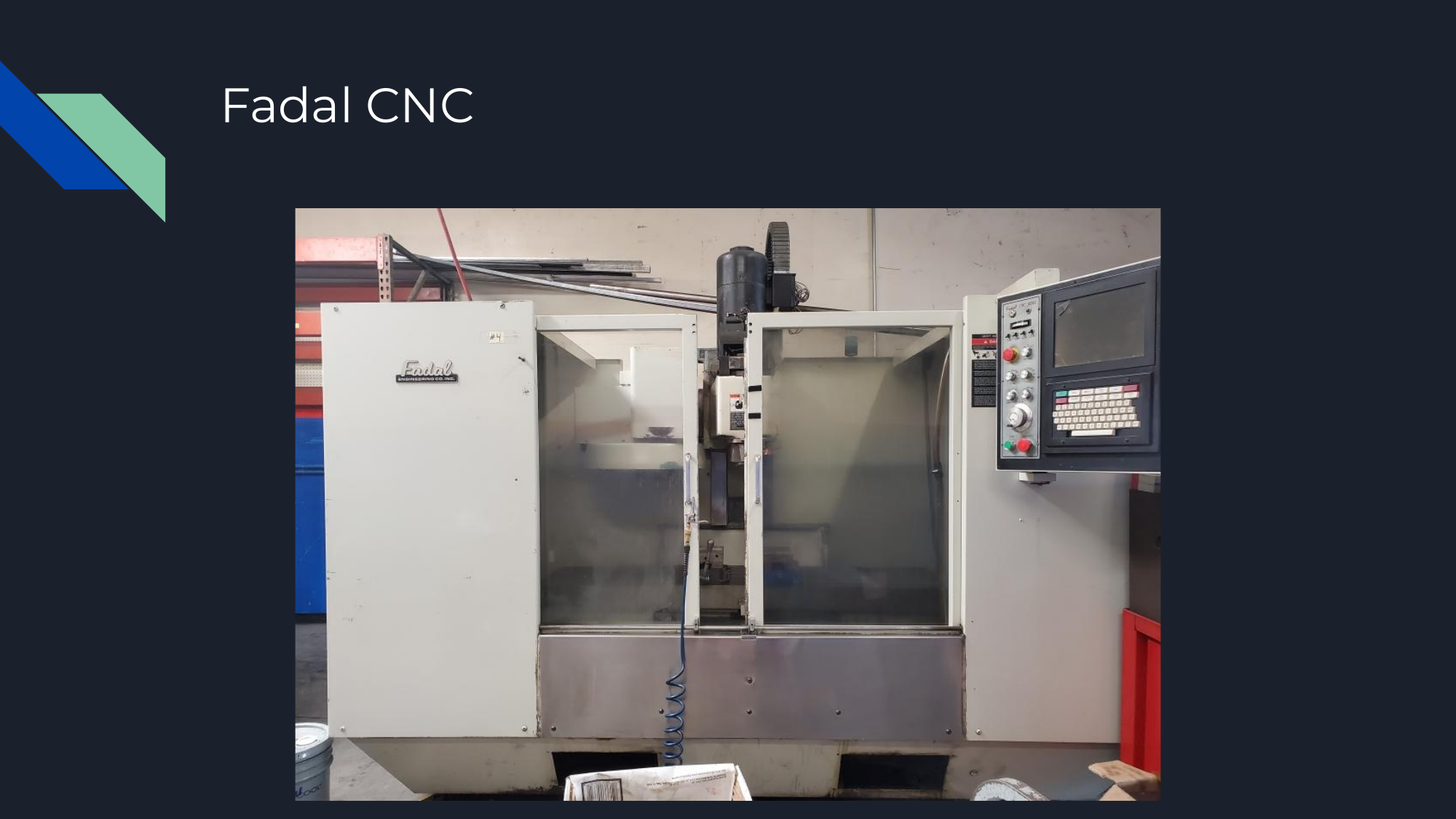 Shop machinery at Ambor Precision Metal Fab