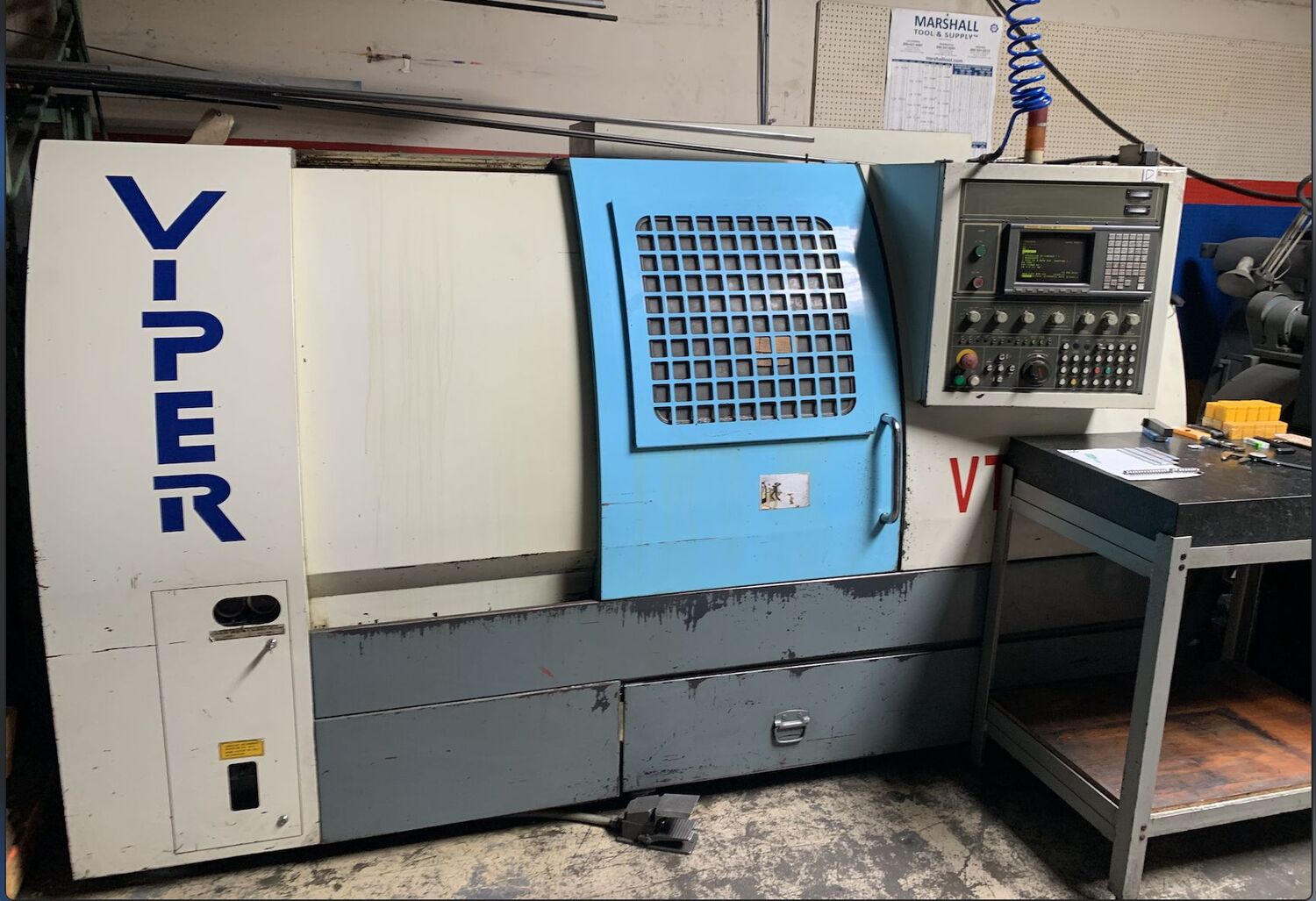 Viper CNC turning center at the shop